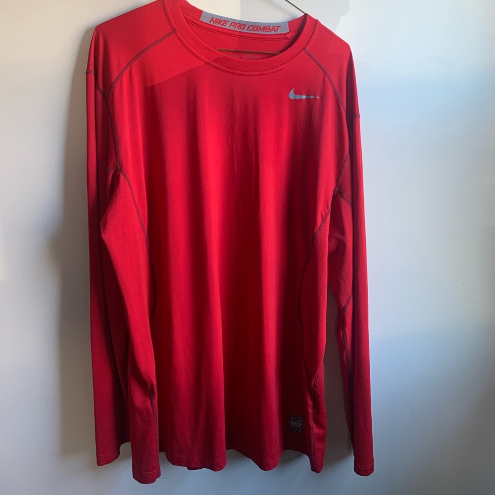 NIKE DRI-FIT LONG SLEEVE Pro combat fitted